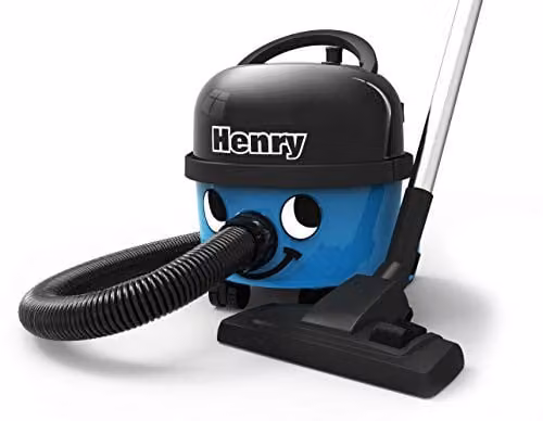 Numatic Henry HVR160 Bagged Cylinder Vacuum Cleaner, 620W, Blue and Black – 1
