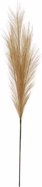 KDMD Faux Pampas Grass Stem in Brown for Rustic Floral Arrangements
