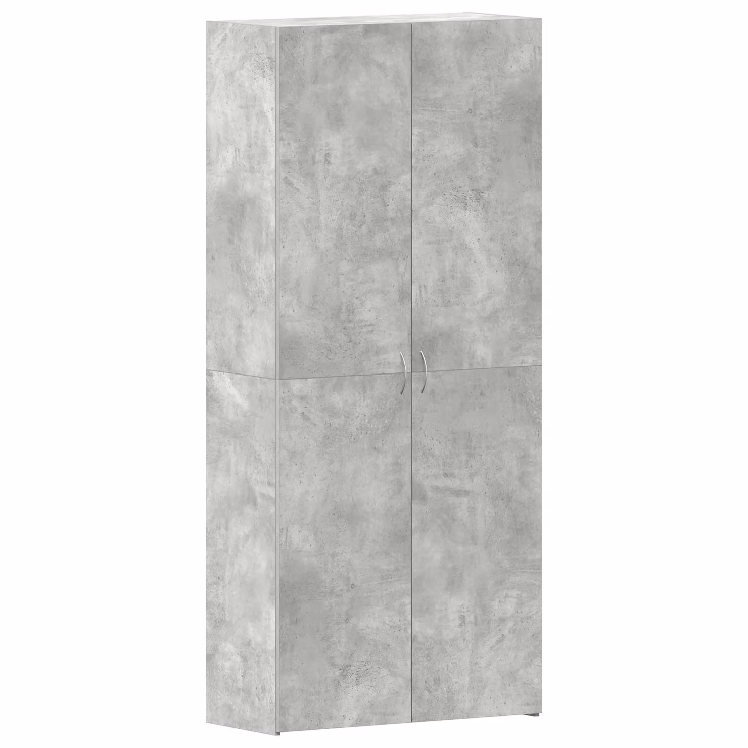 Berkfield Home Modern Concrete Grey Engineered Wood Shoe Cabinet, H 80 cm x W 180 cm x D 35.5 cm – 2
