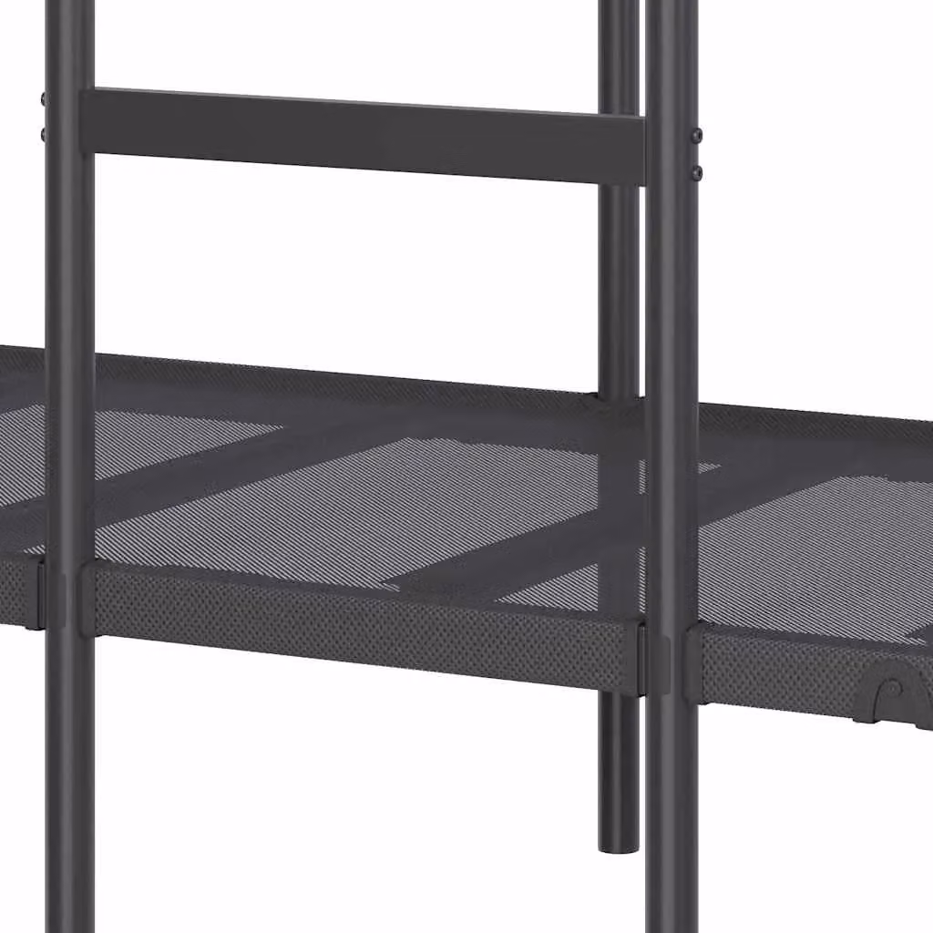 Berkfield Home Metal Bunk Bed in Black, W/D/H: 90 x 200 cm – 4