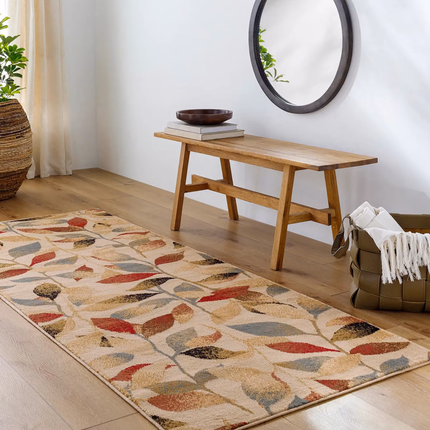 Livabliss Riley Geometric Mid-Century Machine Woven Rug in Multicolour, W: 160 cm, L: 230 cm – 6