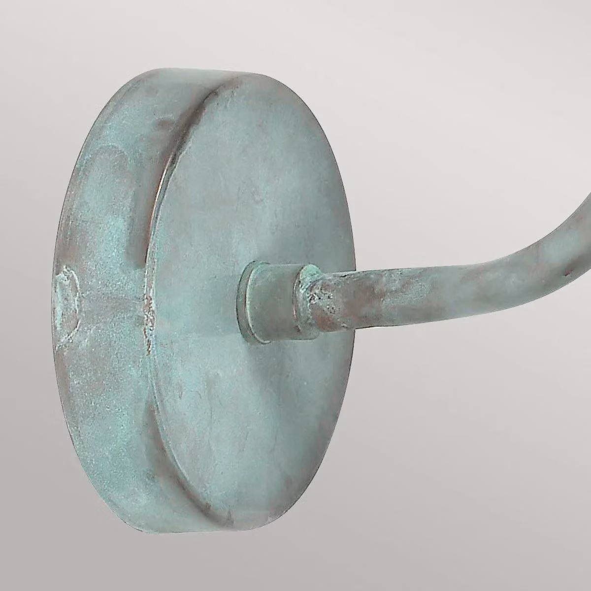 Netlighting Sheldon Green Verdigris Outdoor Fisherman Dome Wall Light with Brass Metal and Glass, IP44, E27 – 2