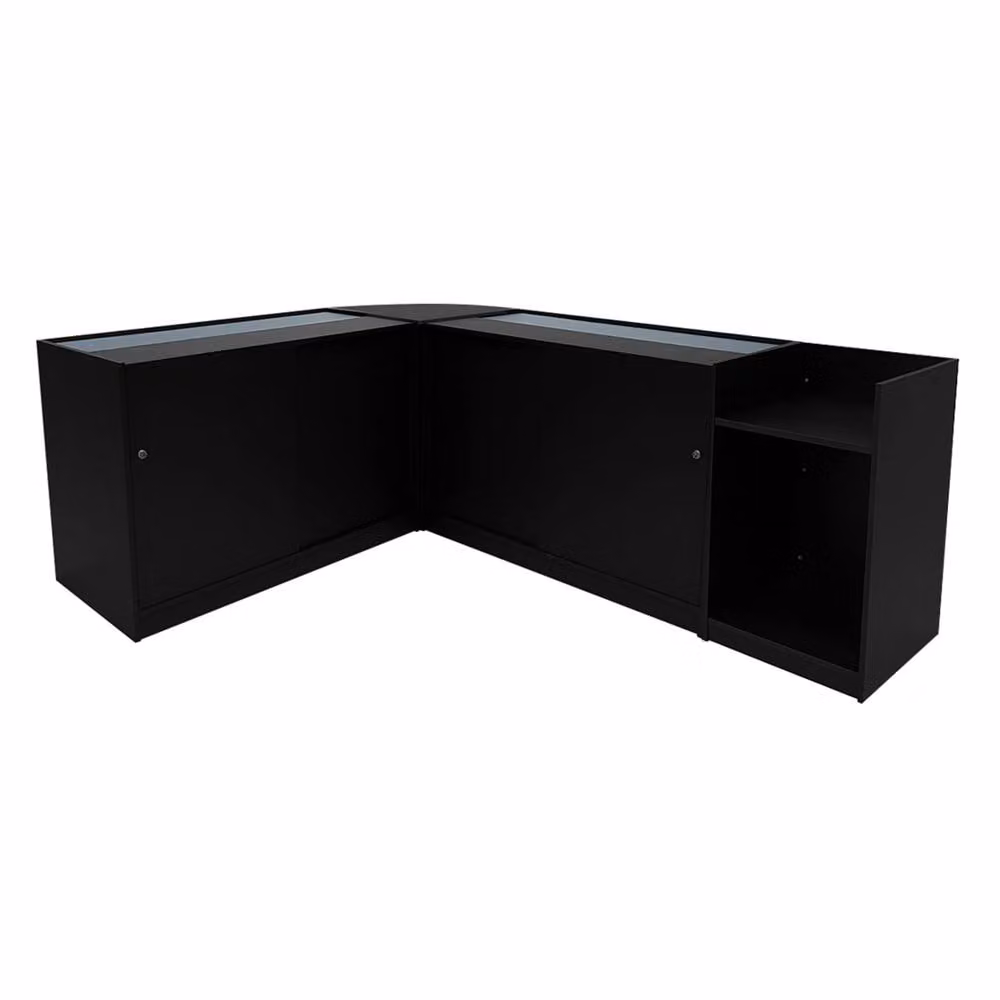 Monstershop Vega LED Shop Counter Set K1200, C1200, TB60 & CM60 in Black – 2