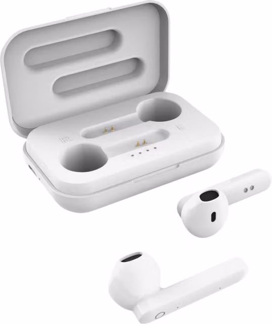 Streetz True Wireless Stereo Bluetooth Earbuds - White