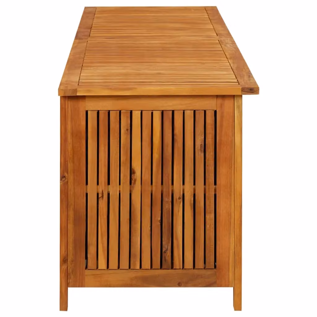 Berkfield Home Brown Solid Acacia Wood Garden Storage Box, W/D/H: 200 x 50 x 58 cm – 3