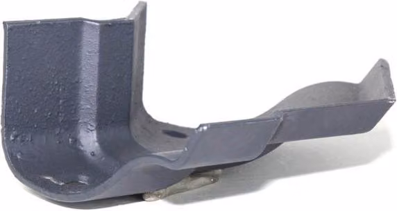 Hargreaves Premier Cast Iron Ogee Gutter External Angle, 135 Degree, 100mm, Grey Primed