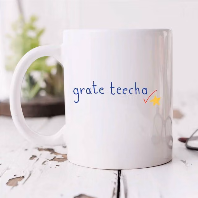 60 Second Makeover Grate Teecha White Ceramic Mug