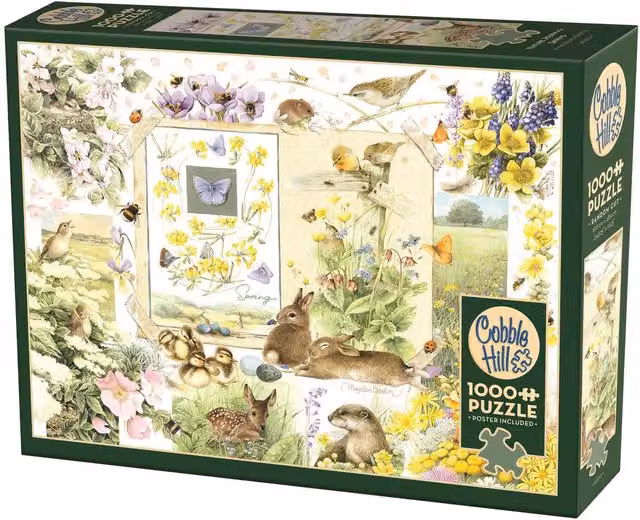 Nature Journal Spring 1000 Piece Jigsaw Puzzle in Yellow and Multicolour