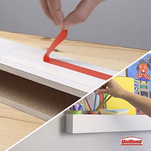 Unibond No More Nails Double-Sided Mounting Tape, W: 1.9 cm, L: 1.5 m – 4