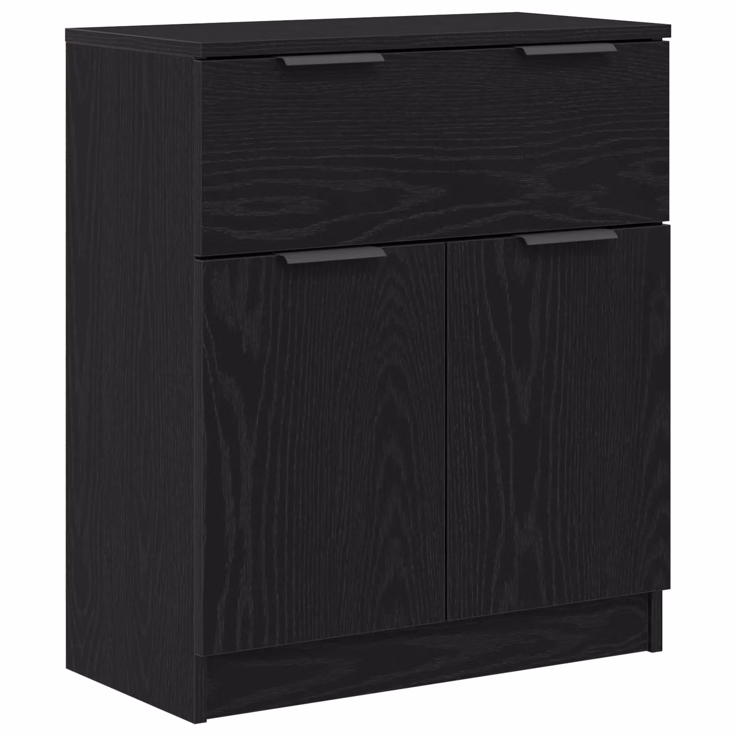 Berkfield Home Black Oak Sideboard, W/D/H: 60 x 30 x 70 cm – 2