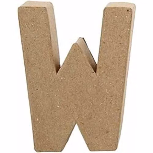 Creativ Small Letter Paper Decoration, H: 10 cm, W: 8.3 cm