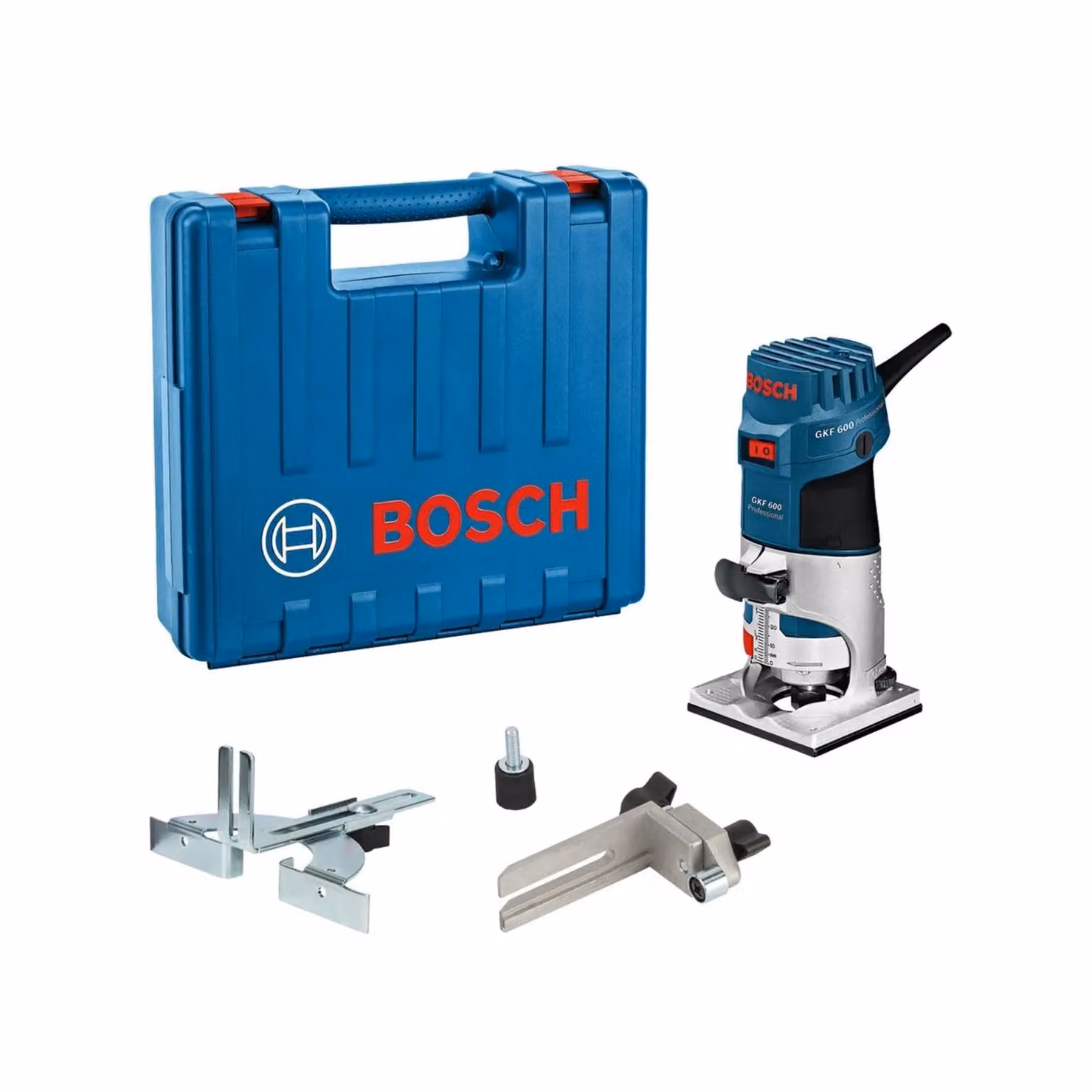 Bosch GKF 600 Professional Palm Router, 600W, Blue/Multicolour, 1/4 inch Collet – 2