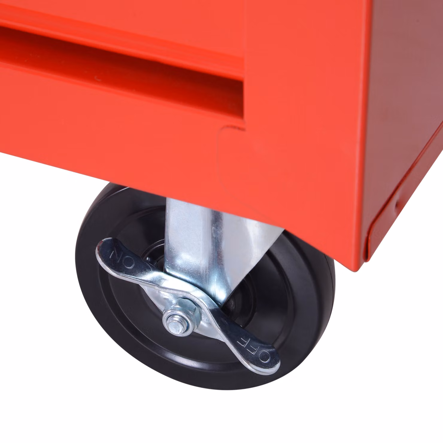 Durhand 7-Drawer Tool Storage Cabinet on Wheels with Safety Lock, Red – 6