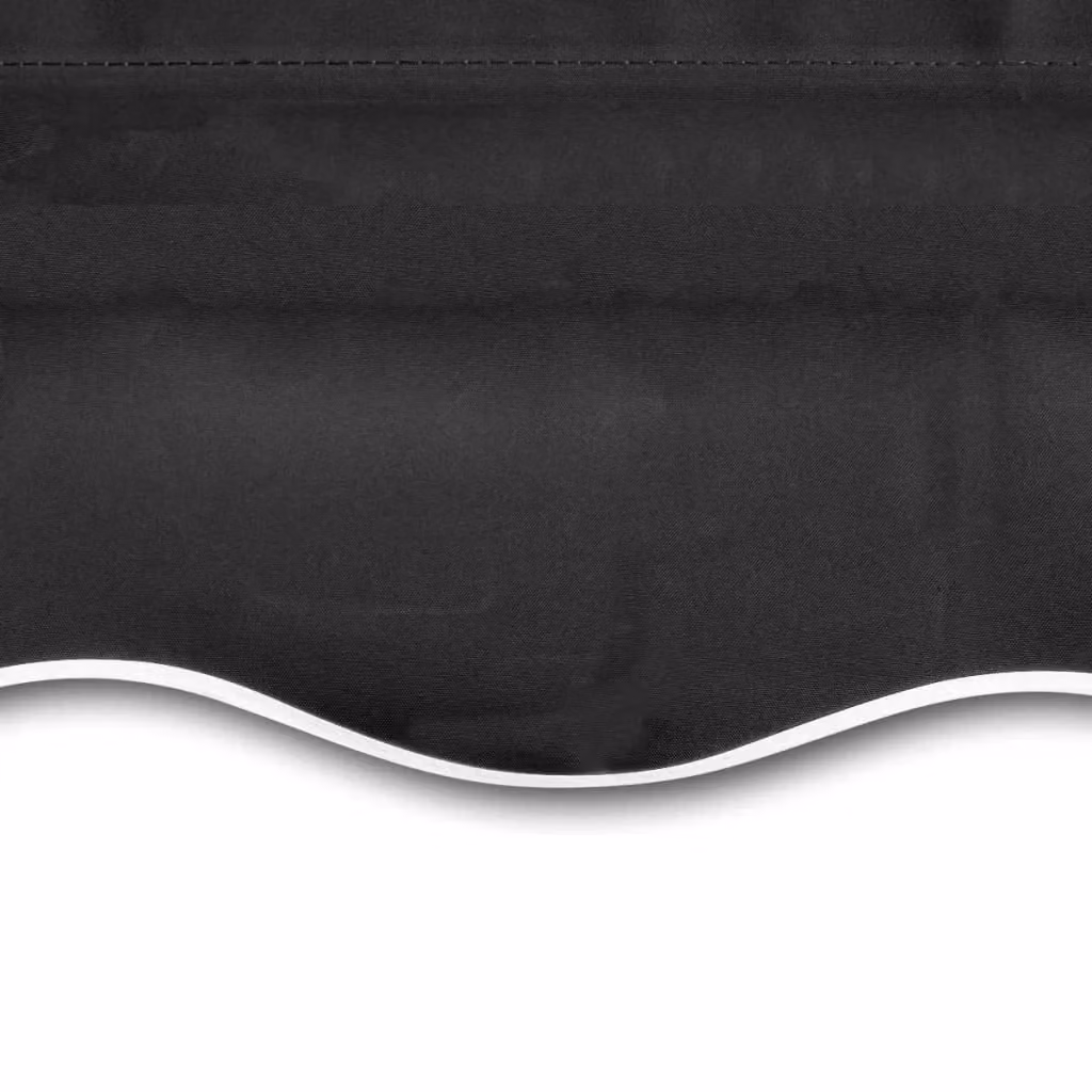 Berkfield Home Anthracite Black Polyester Awning Sunshade Canvas W: 400 cm, D: 300 cm – 4