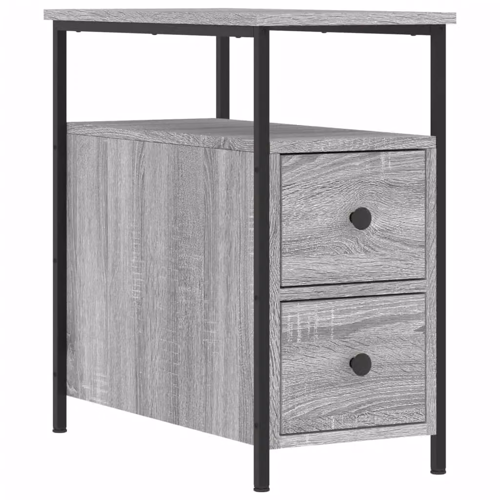 Berkfield Home Grey Sonoma Bedside Cabinet W/D/H: 30 x 60 x 60 cm – 2