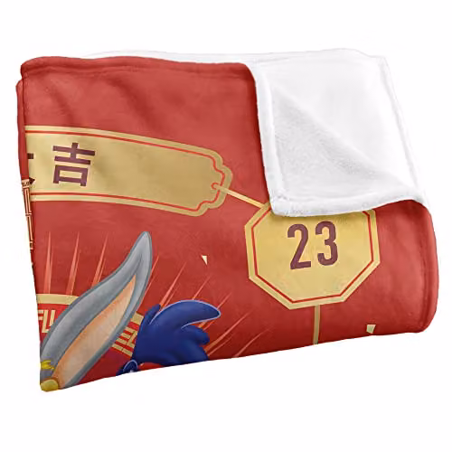 Warner Brothers Looney Tunes Multicolour Fleece Throw Blanket, W/D/H: 152 x 127 cm – 2