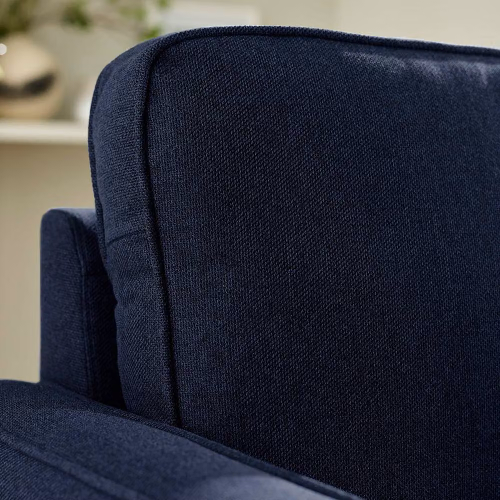 Cheshire Henrietta 2 Seater Sofa in Dark Blue Linen Upholstery – 4