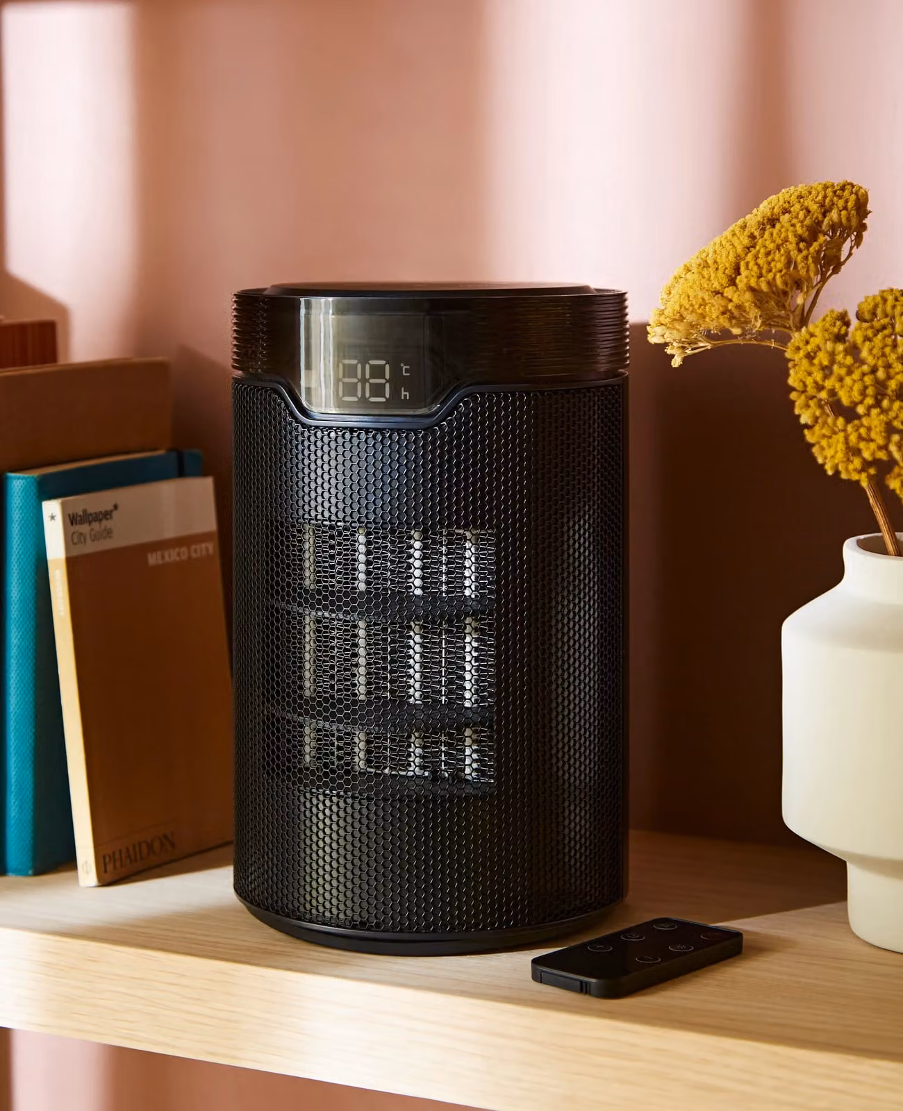 Morphy Richards HeatFlux 1.5kW Ceramic Bedside Fan Heater with Remote Control, Black – 6