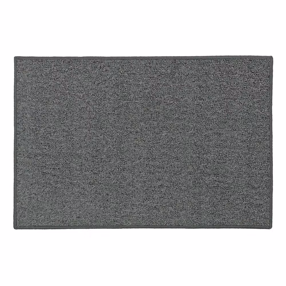 JVL Eden Machine Washable Non-Slip Latex Backed Doormat, Grey, W: 40 cm, D: 60 cm – 2