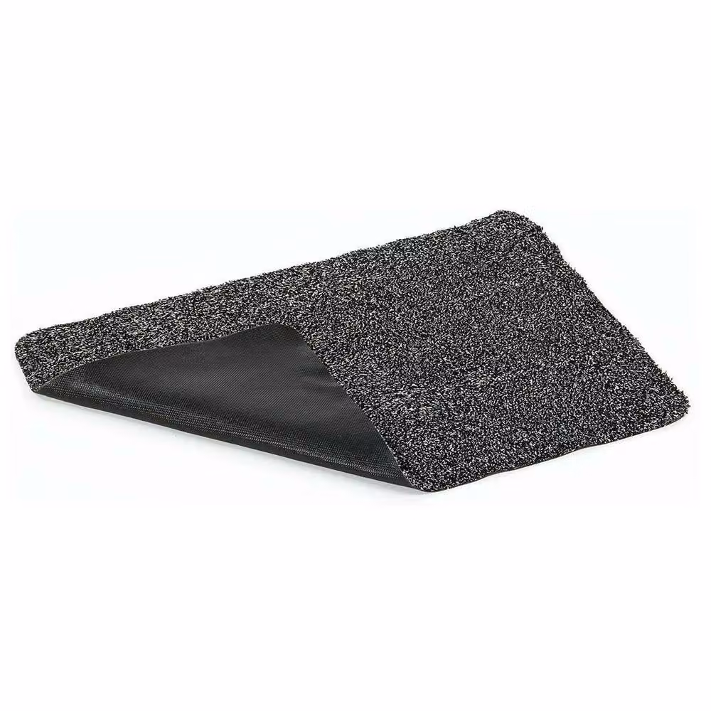 Nordara Black Super Absorbent Anti-Slip Washable Door Mat, W: 45 cm, L: 70 cm – 3