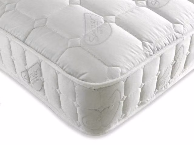 Sareer Matrah Orthopaedic Bonell Spring Mattress in a Box, White, W: 140 cm, D: 200 cm