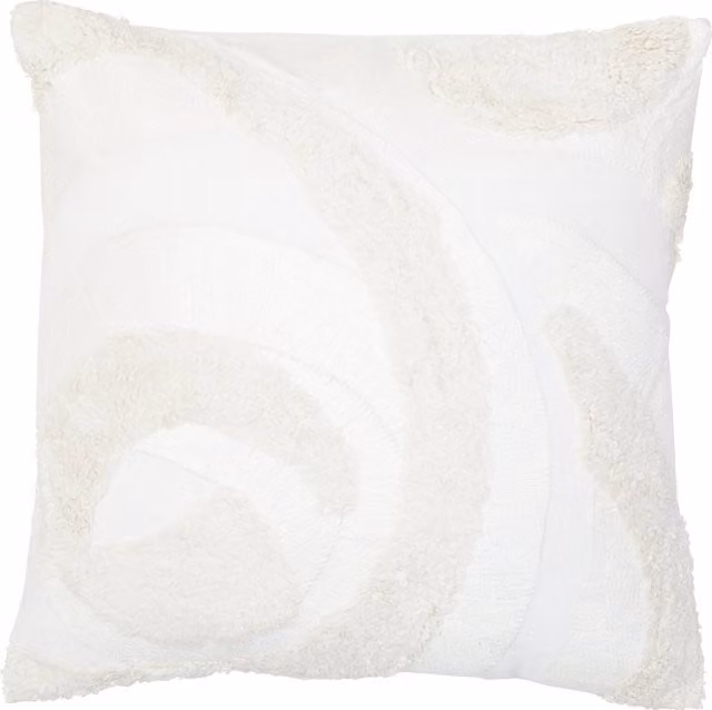 Orsina Bosie Ozella Cream Textured Cotton Square Cushion – 1