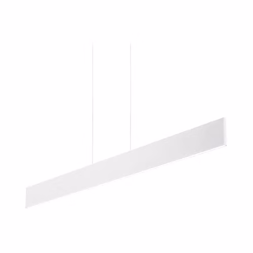 Netlighting Ideal Lux 138237 White LED Rectangular Suspended Pendant Light for Home Office Task Lighting