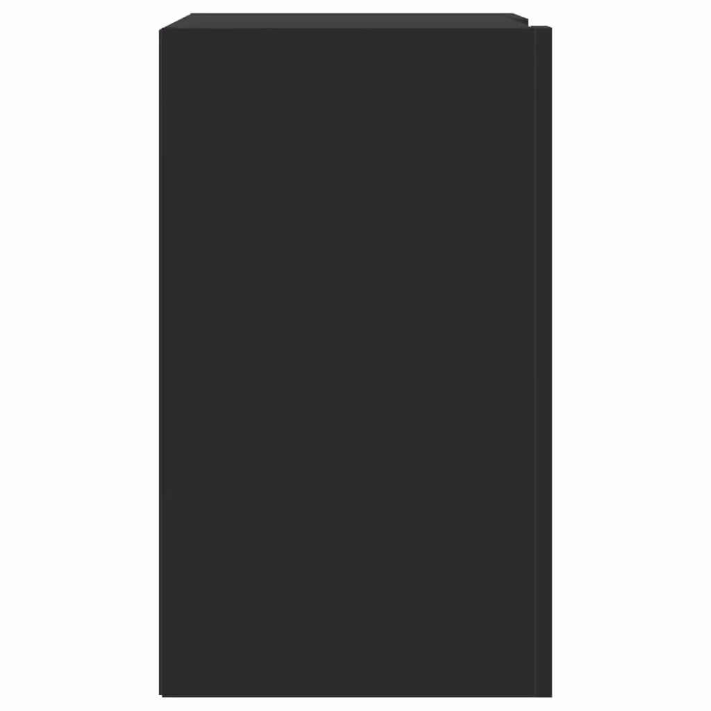 Berkfield Home Modern Black Matt Wall Cabinet, W/D/H: 75 x 35 x 60 cm – 3