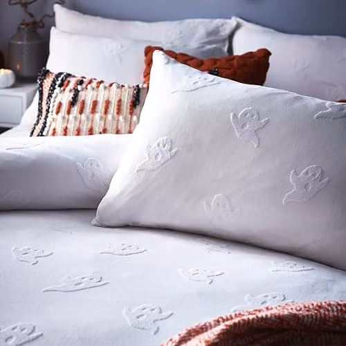 Riva Home White Cotton Percale Duvet Cover, W: 180 cm, H: 200 cm – 4