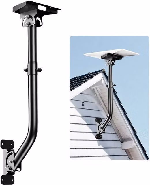 NESTLUNE Adjustable Starlink Gen3 V4 Mount in Black, W: 520 cm, H: 10000 cm