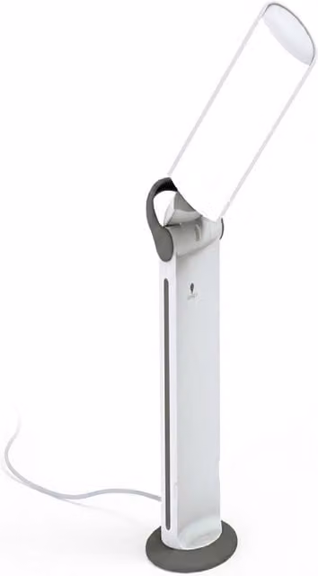 Daylight Twist 2 Portable Foldable LED Tabletop Task and Reading Lamp in White
