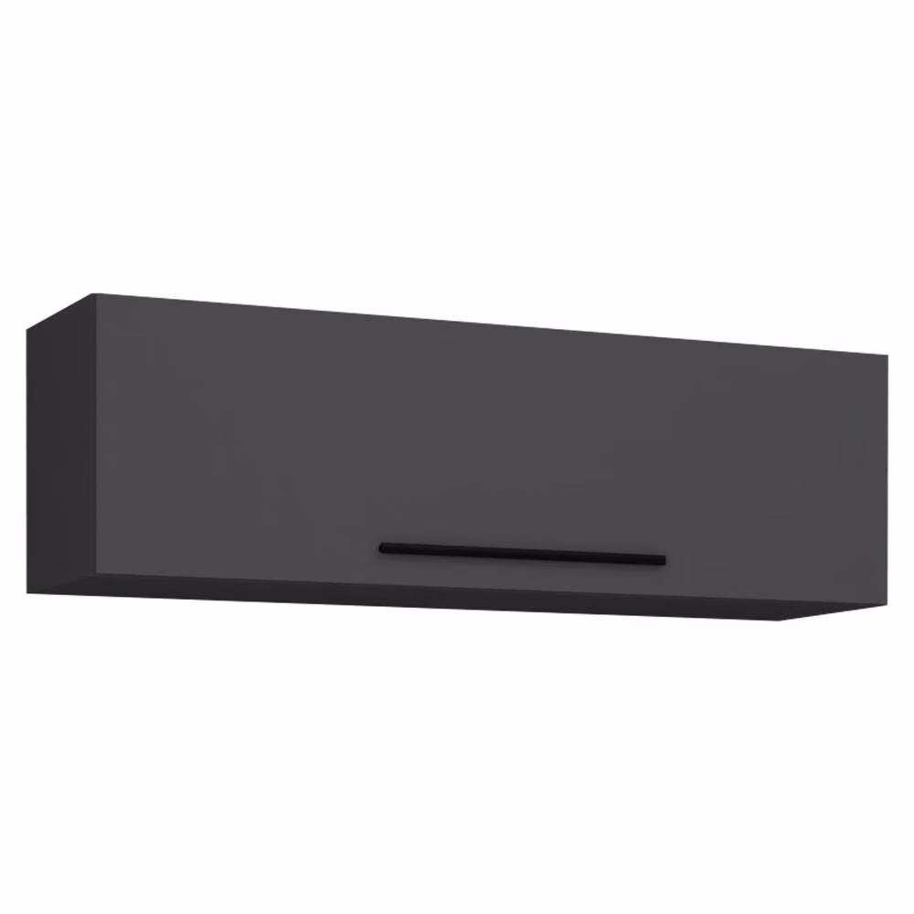 VCM Arila L Wood Wall Cabinet in Dark Grey – 3