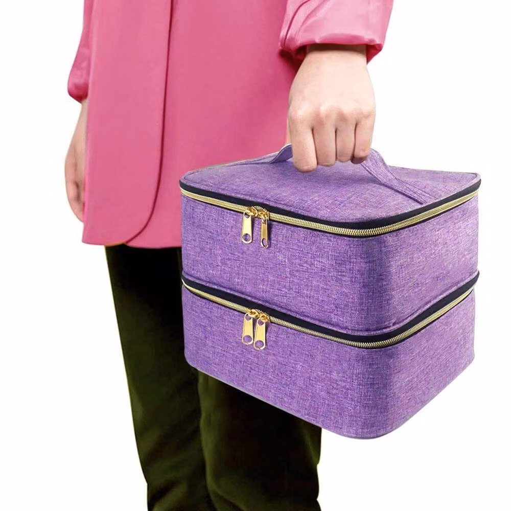 NESTLUNE Purple Nail Polish Carrying Case and Storage Bag – 4