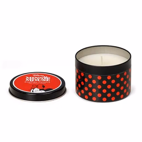 Disney Minnie Mouse Scented Tin Candle, Red Poppy Musk, 175g, Black – 2