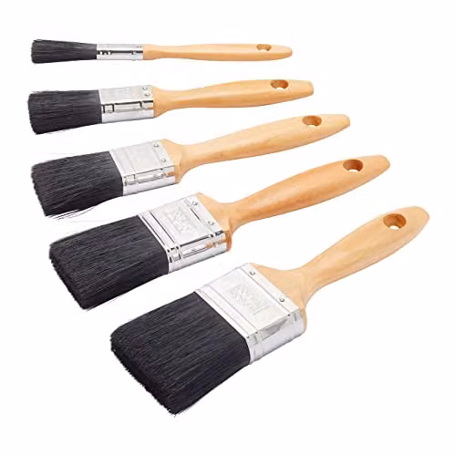 Fit For The Job Five Piece Professional Stainless Steel Paint Brush Set in Multicolour – 2