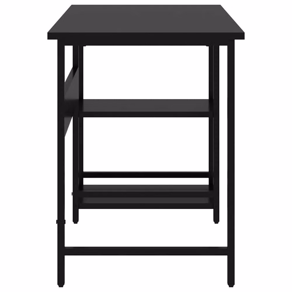 Berkfield Home Modern Computer Desk in Black, W/D/H: 105 x 55 x 72 cm – 4