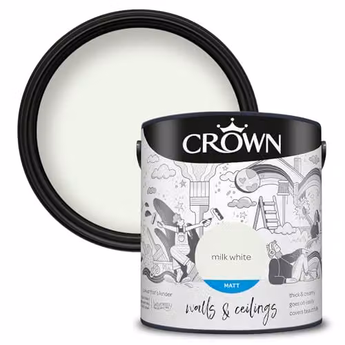 Crown Matt Emulsion White 2.5 l