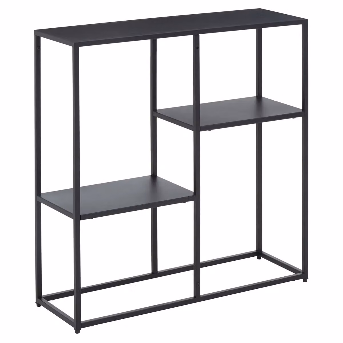 Orsina Grey Metal Multi-Level Corner Shelf Unit – 4