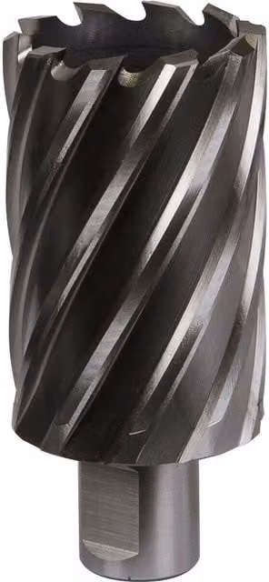 Loops M2 Steel Annular Metal Core Drill Rotabor Cutter with 19mm Shank in Silver – 1