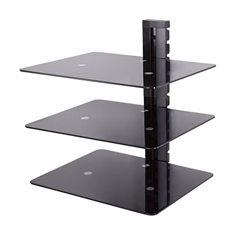 AVF AS300 AV Triple Shelf Accessory in Black – 1