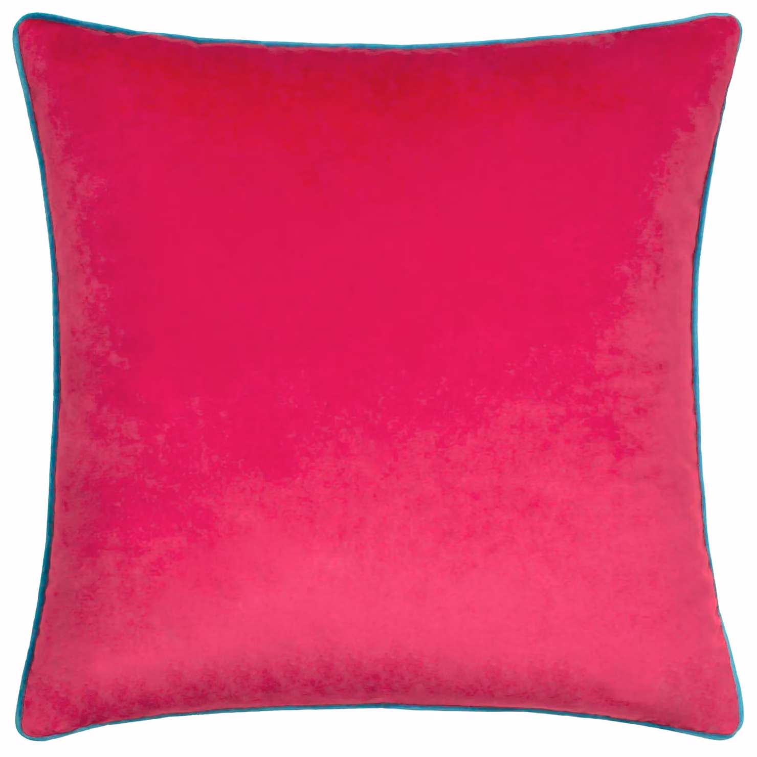 furn Meridian Velvet Square Cushion in Pink and Turquoise, W/D/H: 45 x 45 x 45 cm – 2