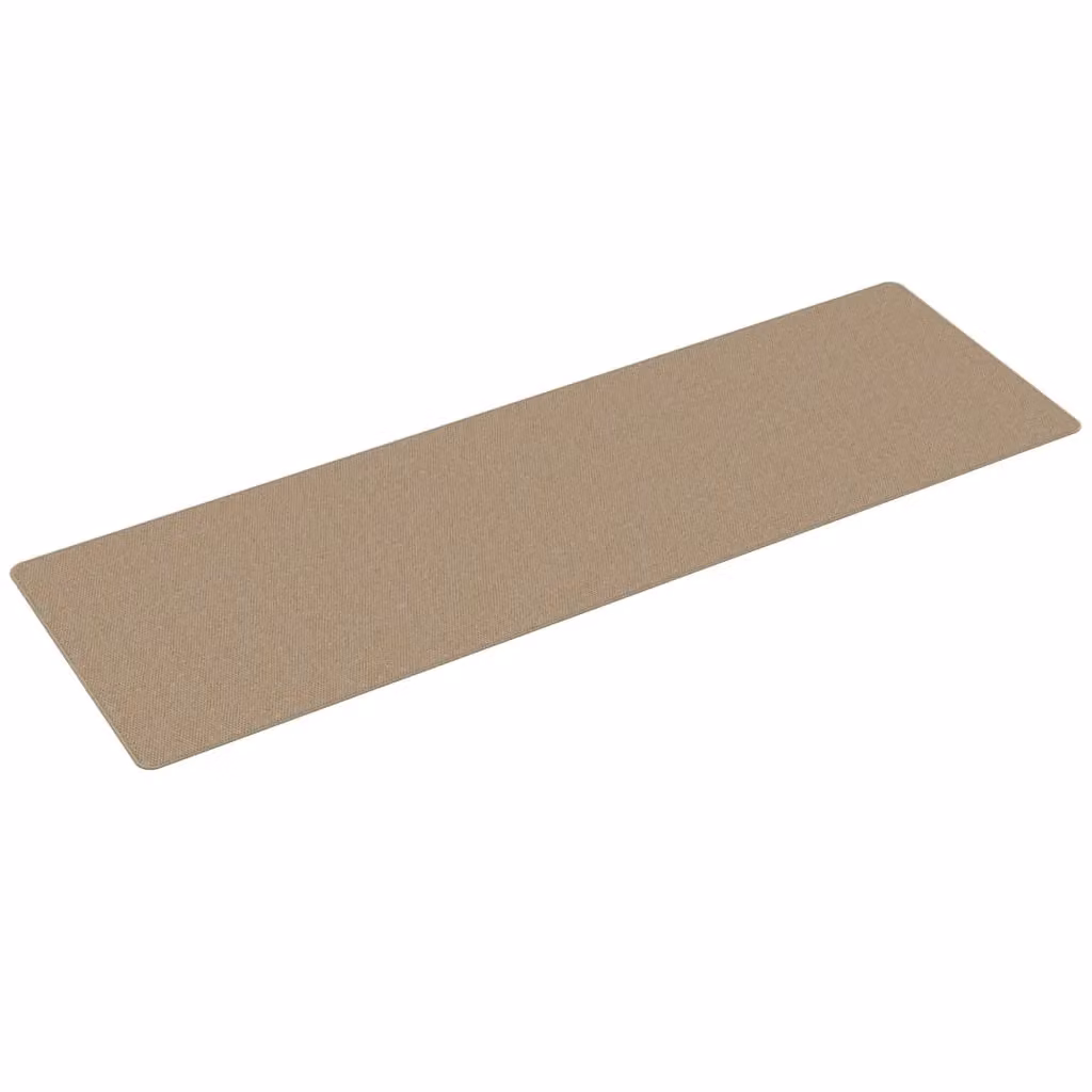 Berkfield Home Sisal Look Carpet Runner in Sand and Brown, W: 80 cm x L: 250 cm – 2