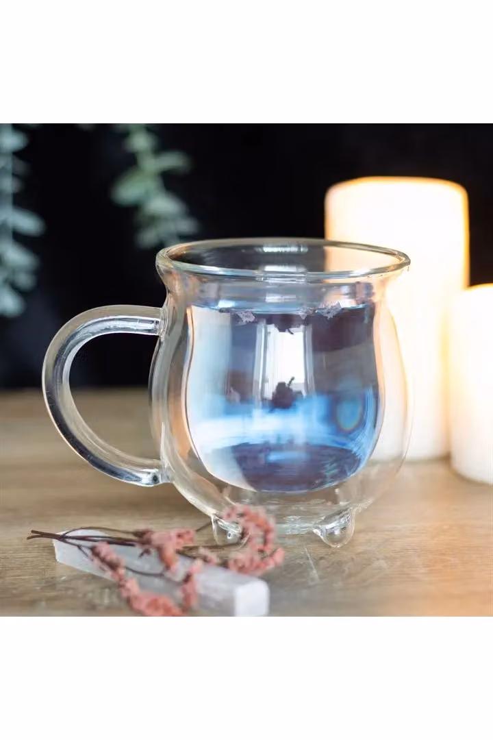 KDMD Silver Double Walled Glass Cauldron Mug – 4