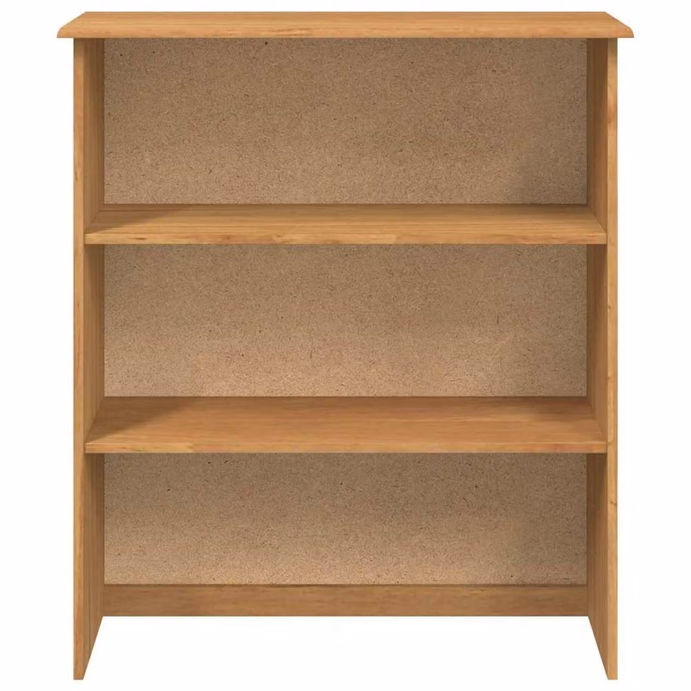 Berkfield Home ASKIM Solid Wood Pine Hutch in Brown, W/D/H: 91 x 30 x 104 cm – 2