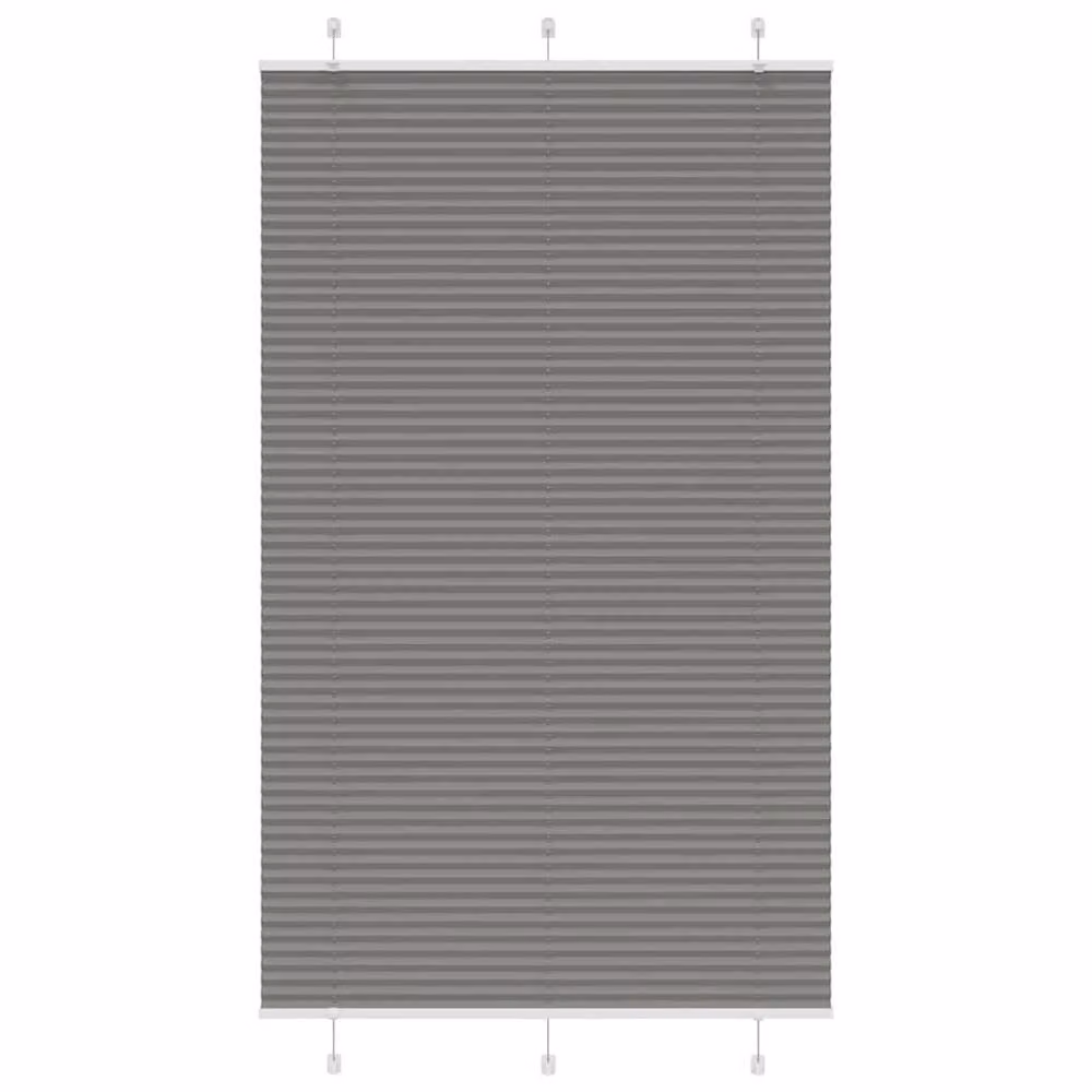 Berkfield Home Single Pleat Corded Blind in Anthracite, W: 115 cm, H: 200 cm – 2