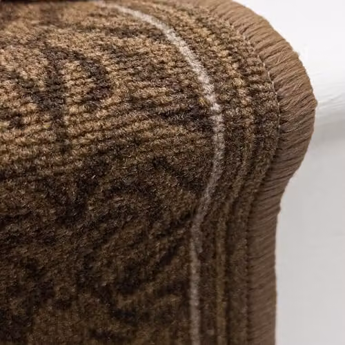 runrug St Tropez Hardwearing Stair Runner Rug in Dark Brown, W: 100 cm x L: 630 cm – 3