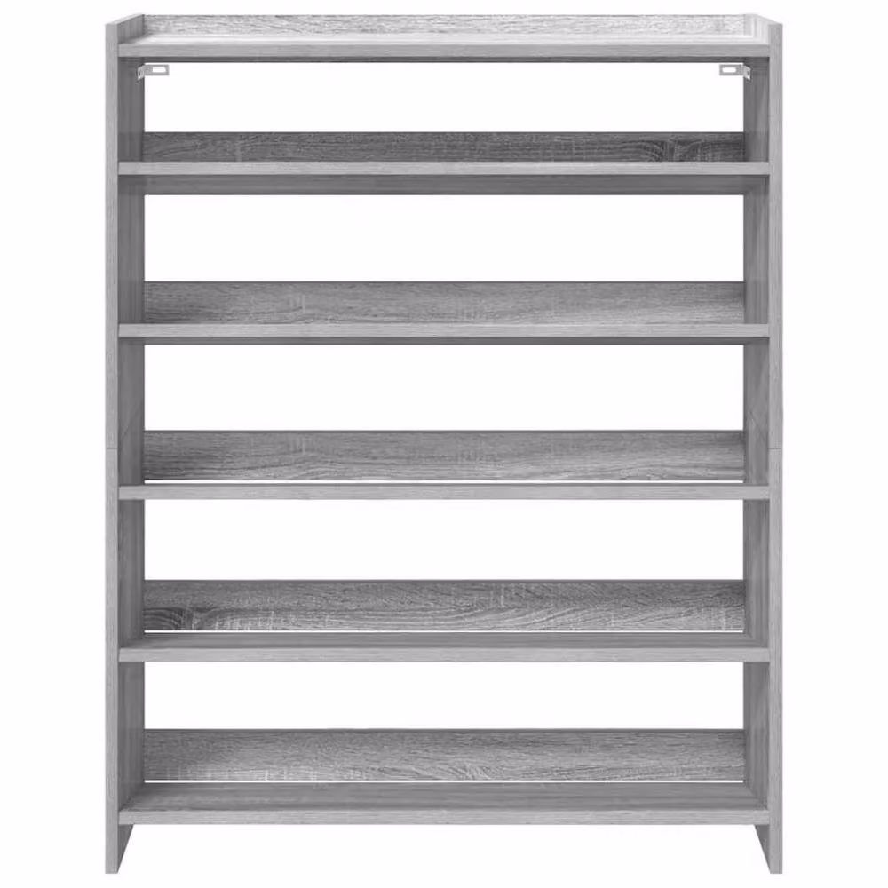Berkfield Home Grey Sonoma Shoe Rack, W: 80 cm, D: 25 cm, H: 100 cm – 4