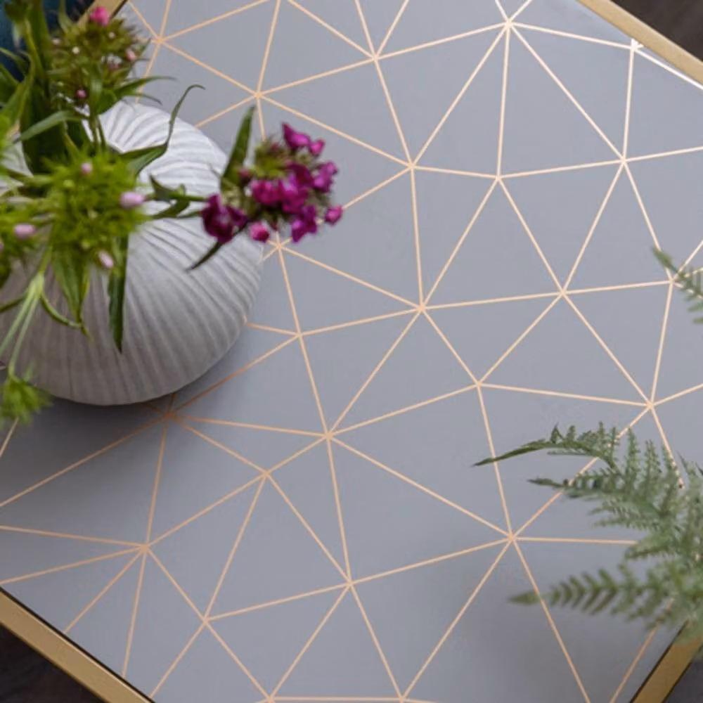 D-C-Fix Tico Gold Self Adhesive Vinyl Wrap Film in Grey, W: 67.5 cm, H: 200 cm – 2