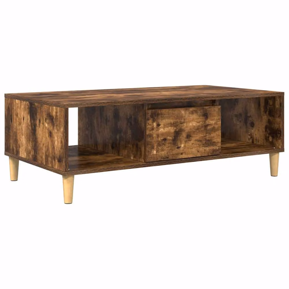 Berkfield Home Modern Storage Cabinet with Door in Smoked Oak Brown, W/D/H: 103.5 x 35 x 35 cm – 3