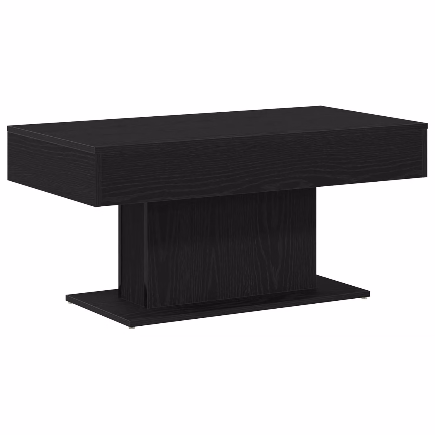 Berkfield Home Black Oak Coffee Table, W/D/H: 96 x 50 x 45 cm – 2